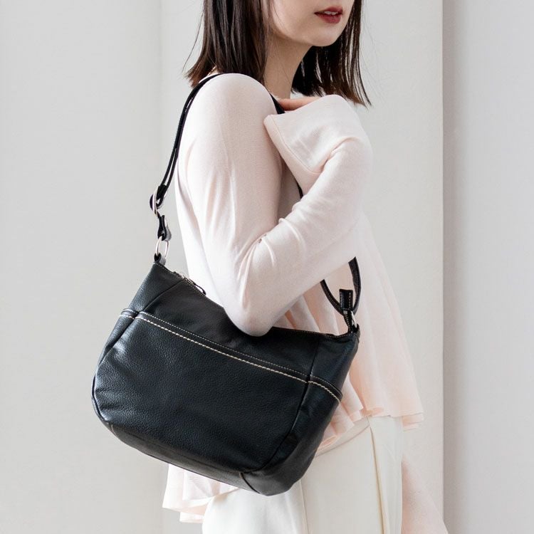 Jamale 本革 斜めがけ ショルダーバッグ 日本製 4FB