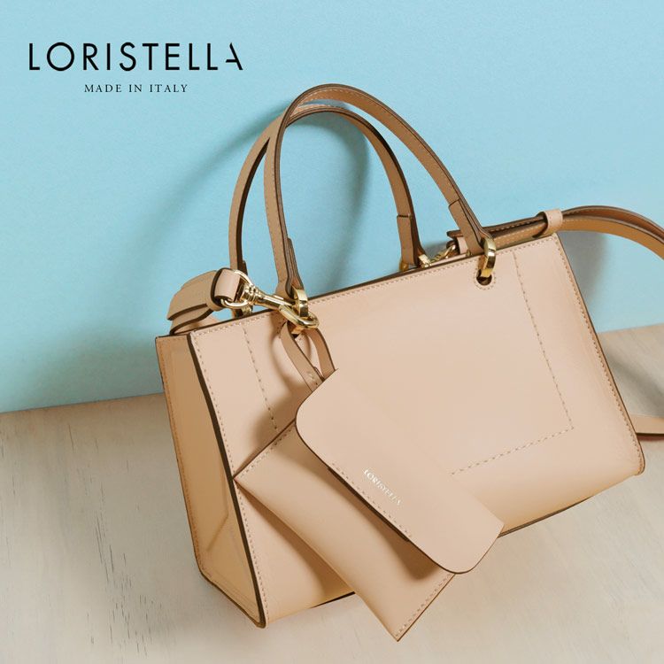ロリステッラ LORISTELLA ハンドバッグ ポーチ付き