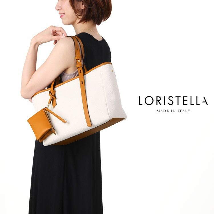 LORISTELLA イタリア 本革 レザー トートバッグ ロリステッラ 牛革