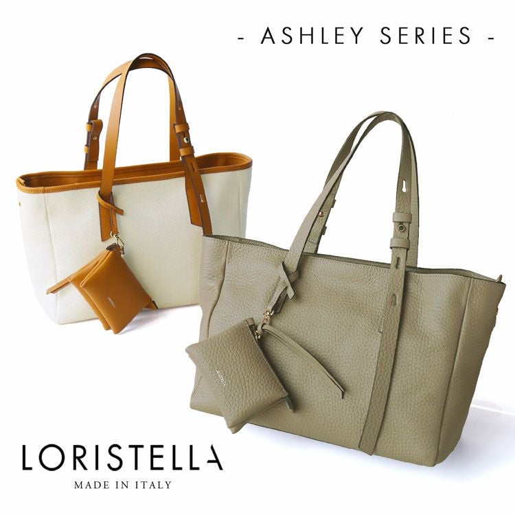 LORISTELLA イタリア 本革 レザー トートバッグ ロリステッラ 牛革