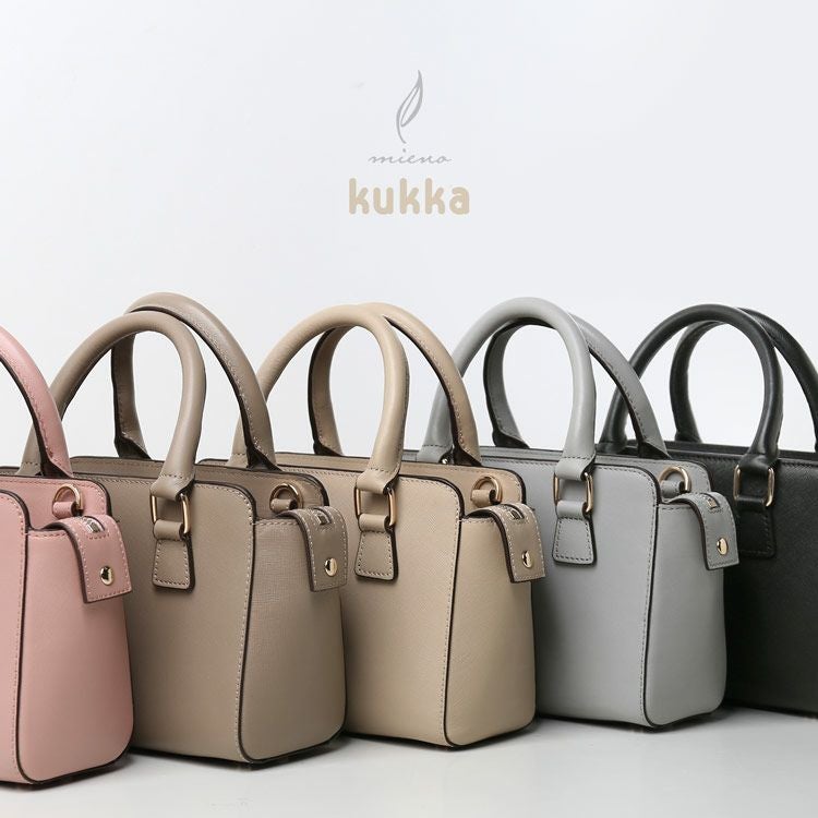 mieno kukka 本革 ミニバッグ ショルダーベルト付き 2WAY レディース