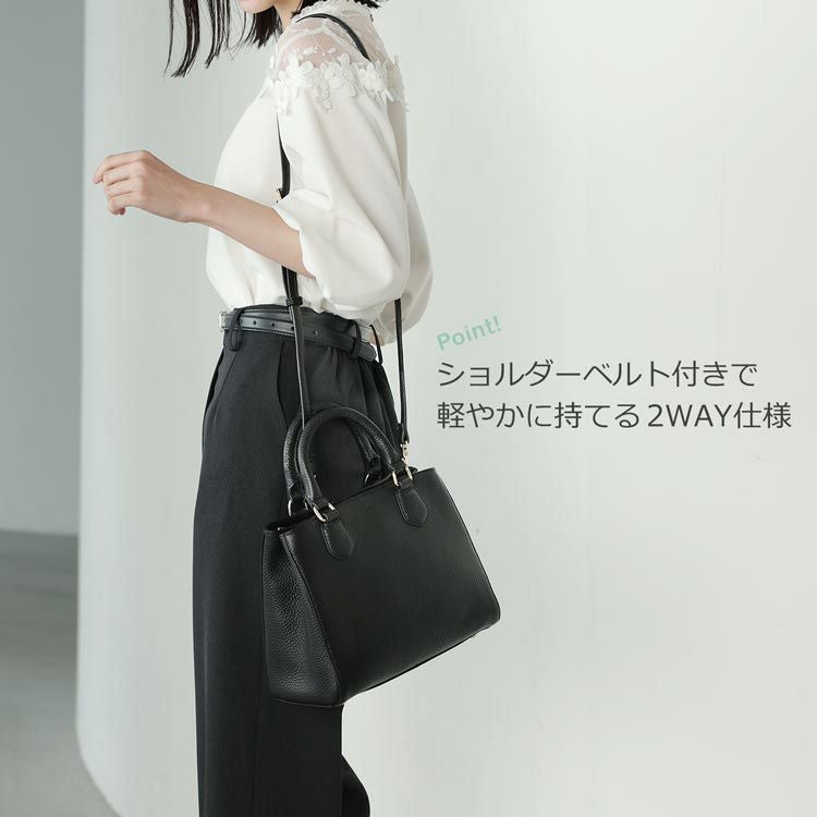 Mia Borsa 本革 フォーマル バッグ 2way ショルダー ハンドバッグ
