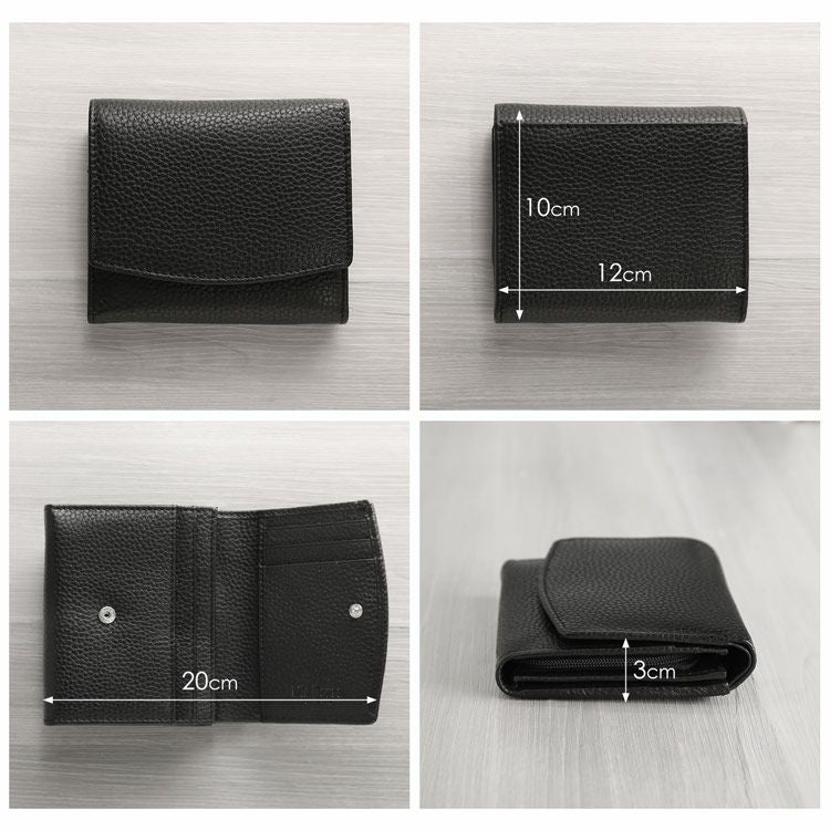 財布 レディース 二つ折り財布 本革 Mia Borsa ミニ 小さい コンパクト