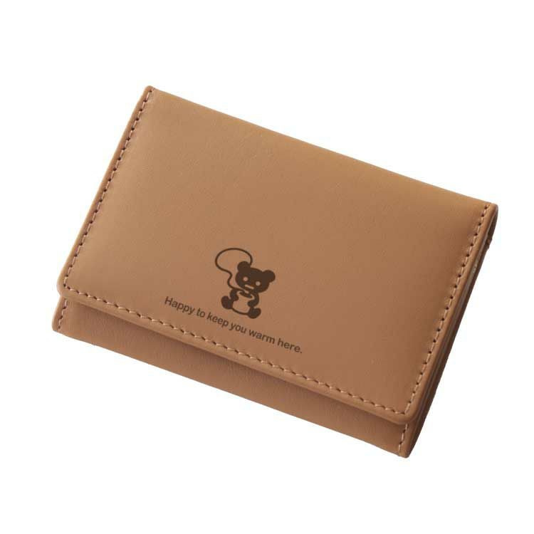 COFFEEBOYコラボアイテム】mieno 牛革 名刺入れ レディース コーヒー