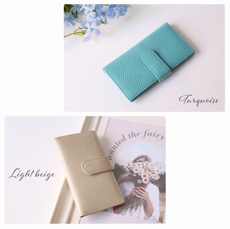 mieno牛革カードケース手帳型レザー縦型