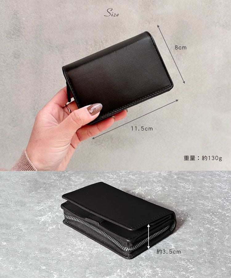 mieno キーケース 財布 小銭入れ 本革 マルチケース