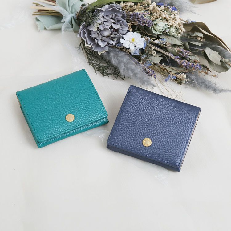 二つ折り財布 レディース 小さい 財布 ル・プレリー ビジュー Le