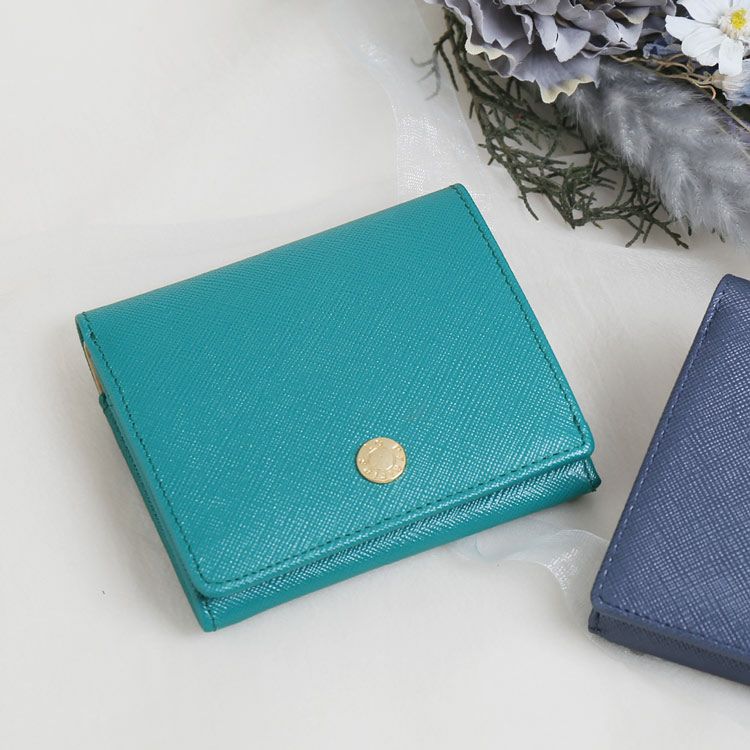 二つ折り財布 レディース 小さい 財布 ル・プレリー ビジュー Le