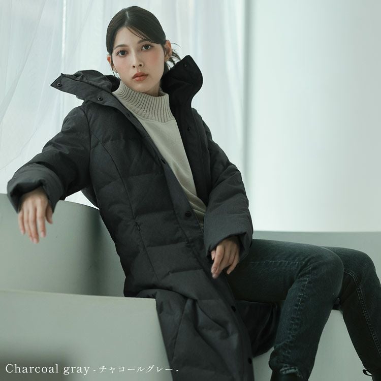 Filomo ダウンコート レディース ロング ダウン90% 5F (2499r)