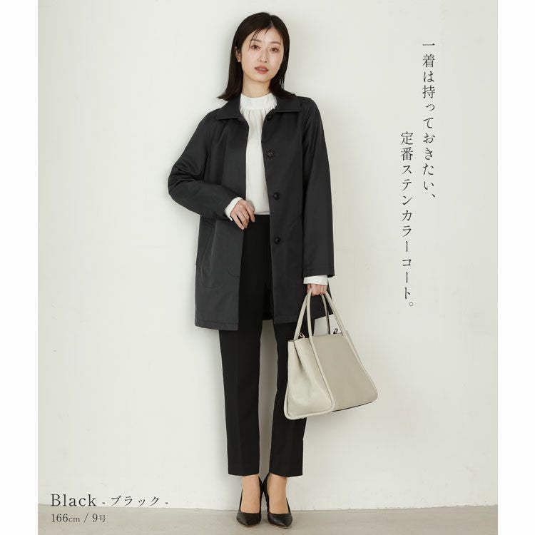 Filomo ステンカラー コート Aライン レディース 弱撥水 卒業式 卒園式