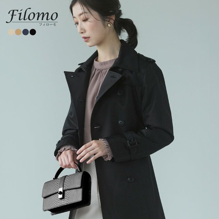 ラクなのにキレイなトレンチコートレディースアウター