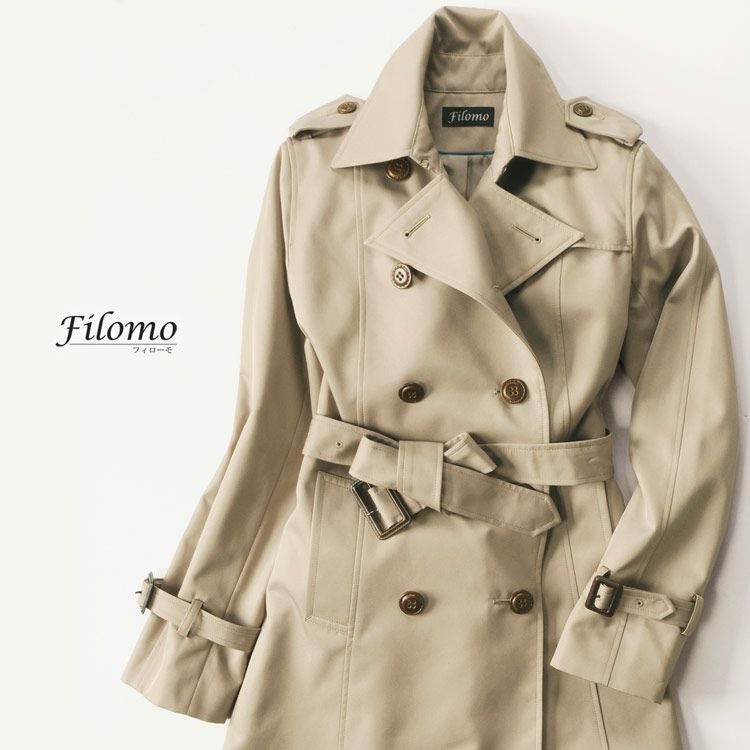 Filomo トレンチコート 春秋冬 弱はっ水 レディース 5F