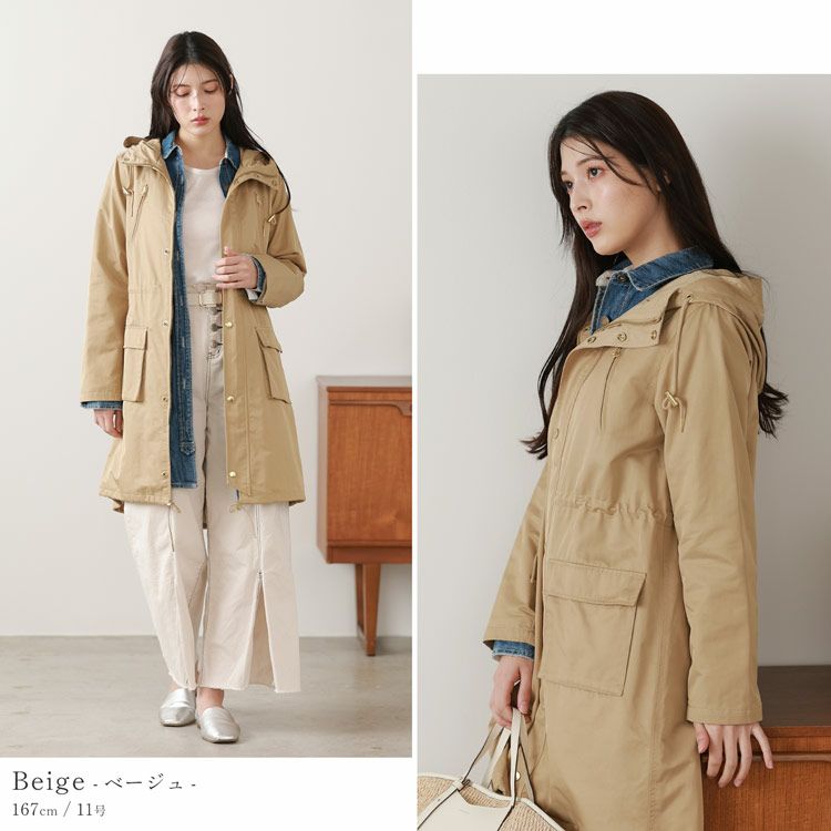 Filomo きれいめ マウンテンパーカー レディース フード付き アウター