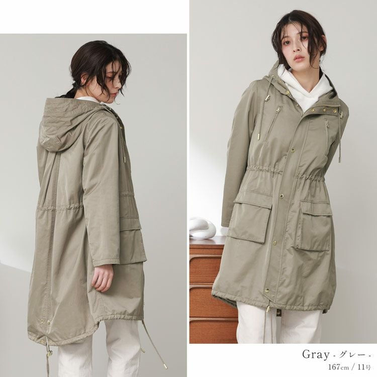 Filomo きれいめ マウンテンパーカー レディース フード付き アウター