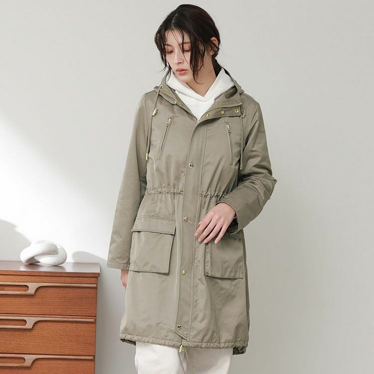 Filomo きれいめ マウンテンパーカー レディース フード付き アウター