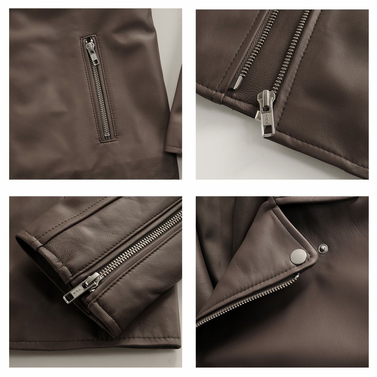 Filomo/フィローモ ラムレザー ライダースジャケット レディース