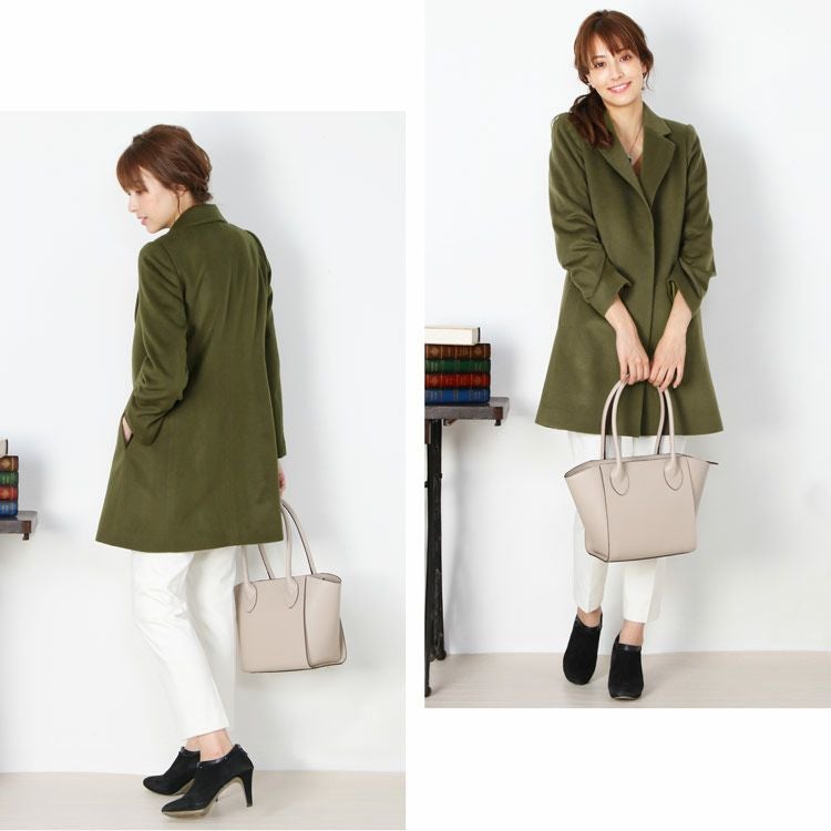 Filomo レディース チェスターコート カシミヤ ブレンド ウール 6F