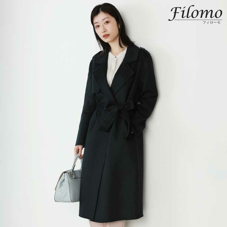 レディース-カシミヤ混・ウール・アンゴラ・アルパカ-コート｜ウール