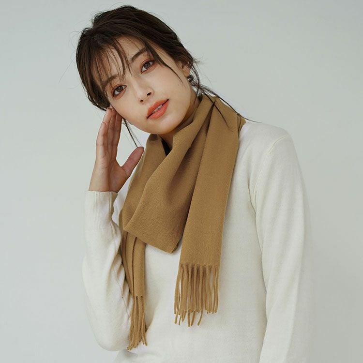 カシミヤ マフラー レディース カシミヤ100% カシミヤマフラー 【名