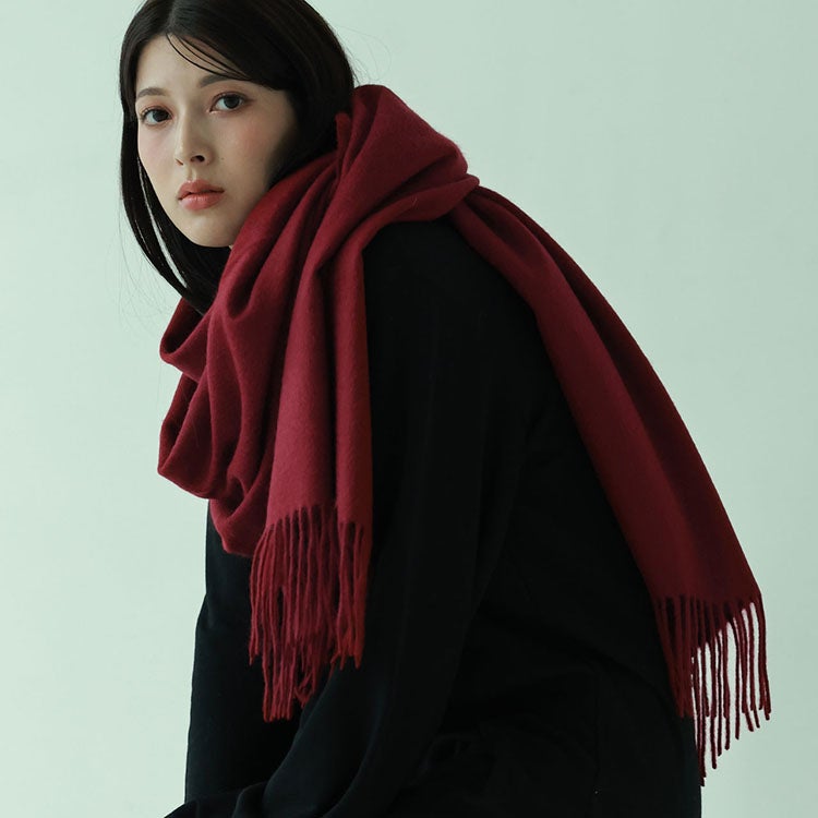 Filomo カシミヤ 大判ストール 100％ レディース 内モンゴル産 厚手7F