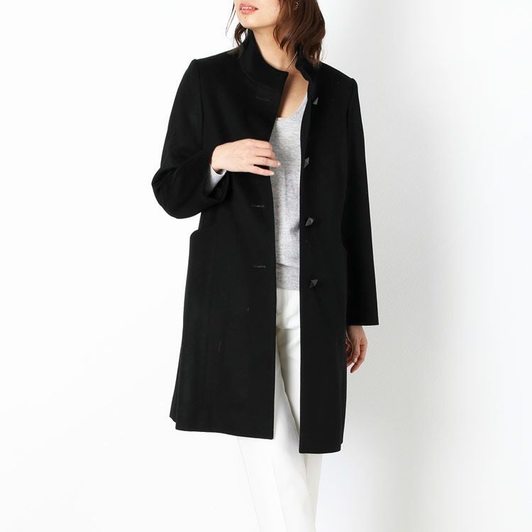 PIACENZA/ピアチェンツァ カシミヤ100％ コート レディース スタンドカラー