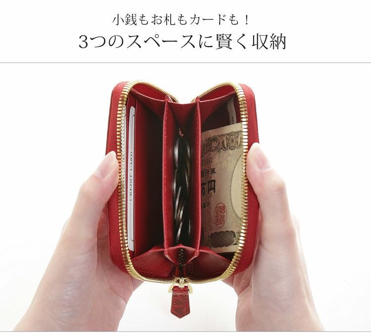 クロコダイル ミニ財布 レディース 4FA