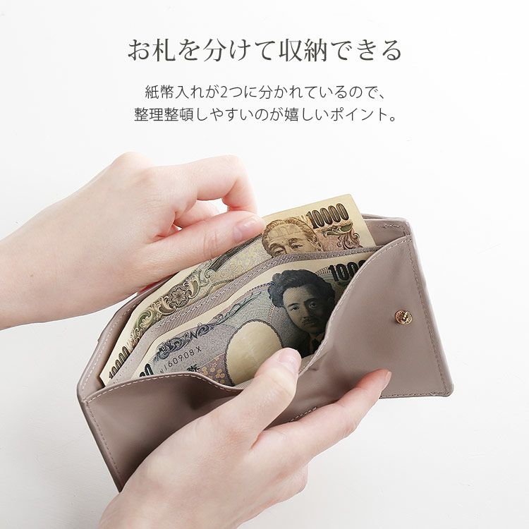 ミニ財布 レディース 本革 ヒマラヤ クロコダイル 三つ折り 4FA