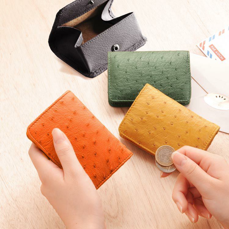 レディース-オーストリッチ-小銭入れ｜オーストリッチ小銭入れなら三京