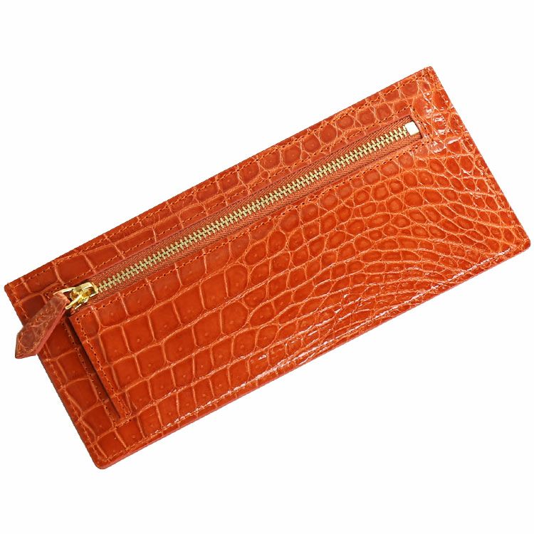 クロコダイル 長財布 レディース ポロサス スモールクロコダイル