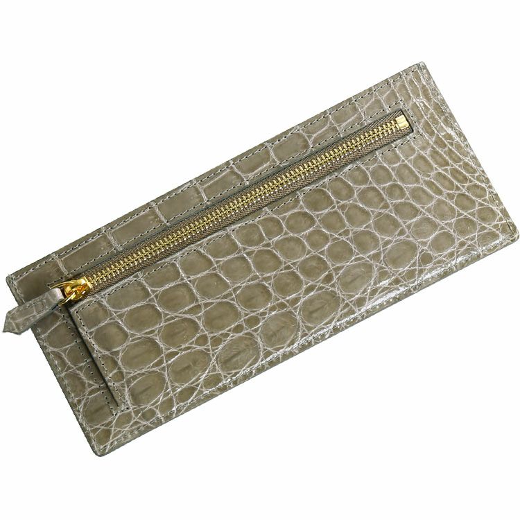 クロコダイル 長財布 レディース ポロサス スモールクロコダイル