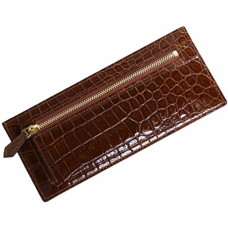 クロコダイル 長財布 レディース ポロサス スモールクロコダイル
