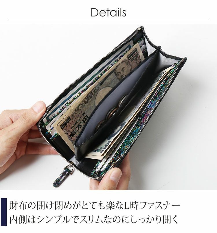 クロコダイル 長財布 レディース L字ファスナー 財布 本革 鰐革 ワニ革