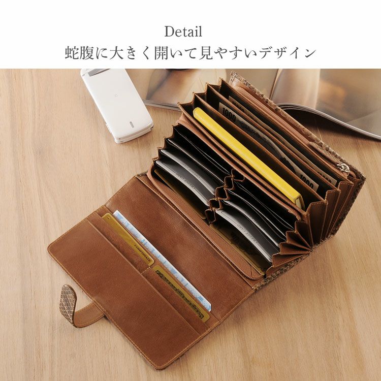 新品未使用/展示品/ダイヤモンドパイソン/L字ファスナー長財布. sankyo shokai（三京商会） ダイヤモンド パイソン 長財布 レディース