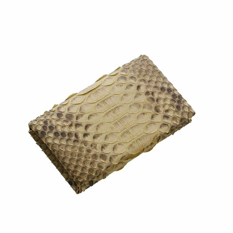 新品 未使用品　全面 パイソン革 オリジナル 名刺入 カードケース ダイヤモンド パイソン 名刺入れ カードケース【ネコポスで送料無料】 4FA
