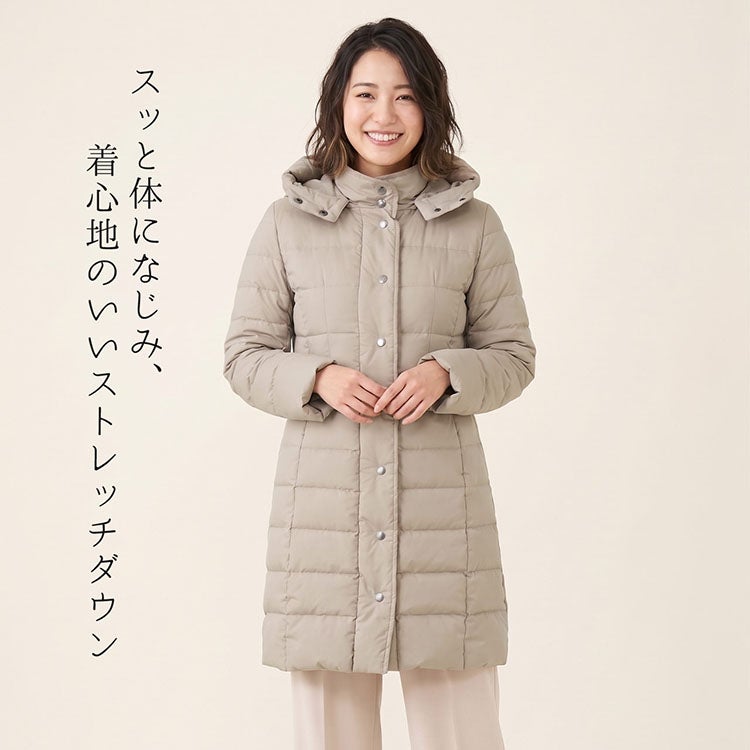 軽くて体に馴染むストレッチ生地を使用