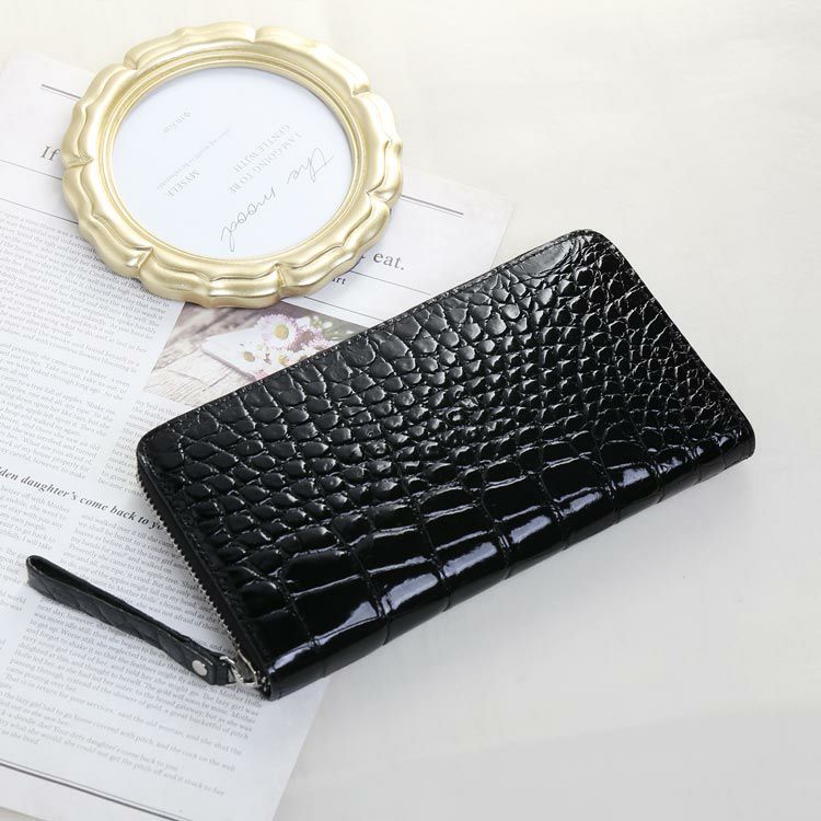 クロコダイル 長財布 シャイニング プレゼント ギフト 【各色1点限り