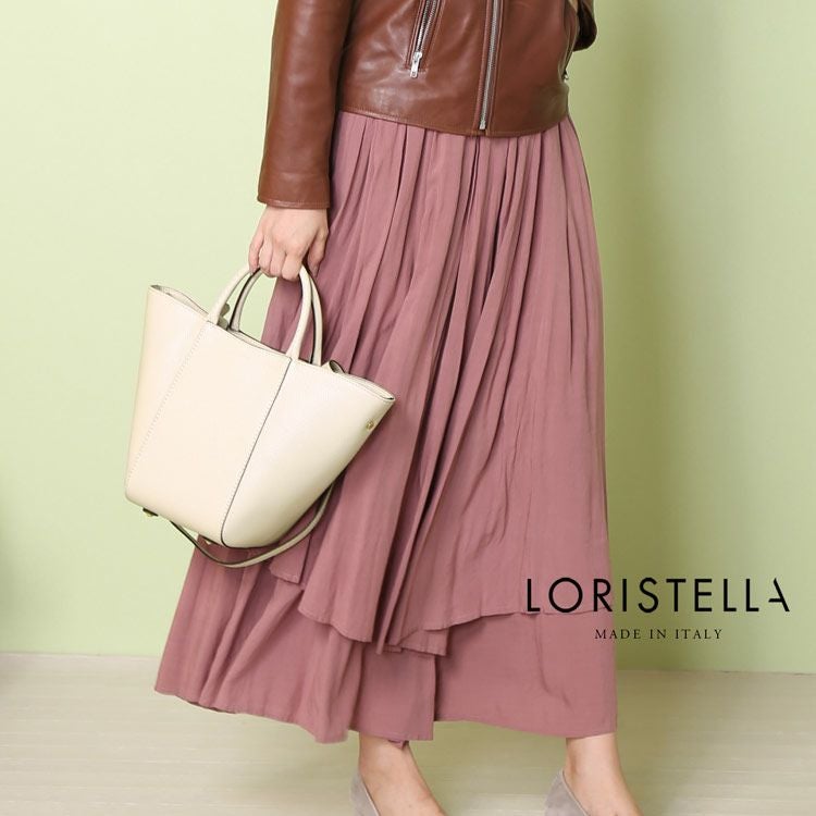 アイボリーLORISTELLAバッグ