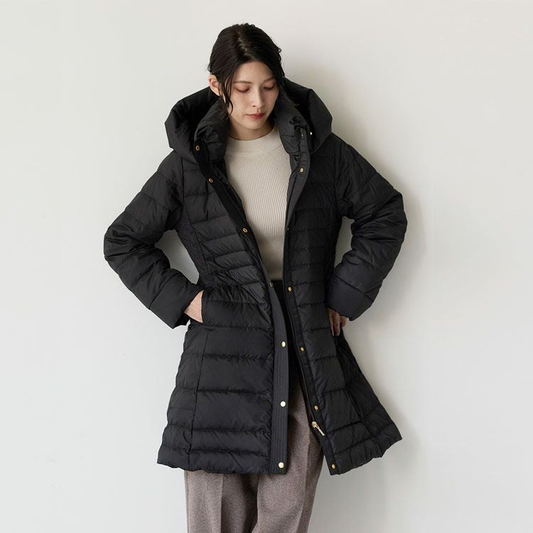 ダウンコート レディース 軽量 フード付き Filomo 5F