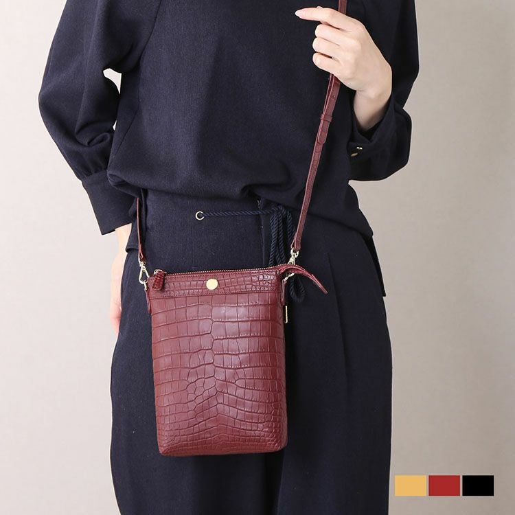 クロコダイル サコッシュ 4FA