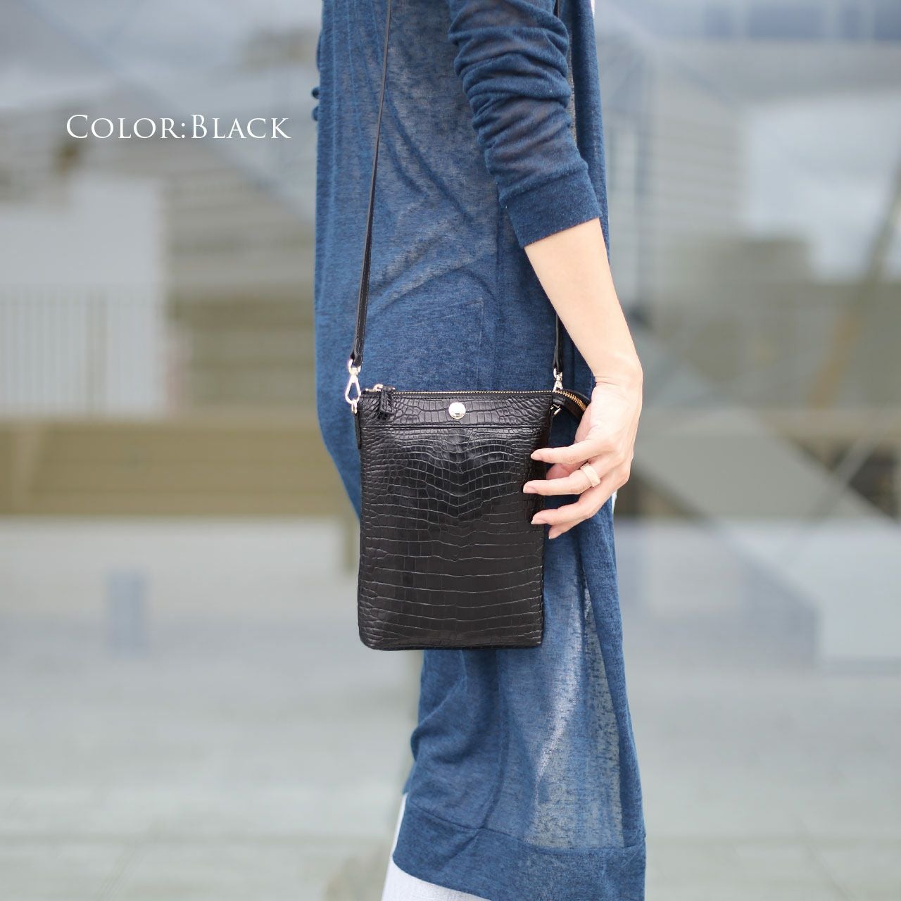 クロコダイル サコッシュ 4FA