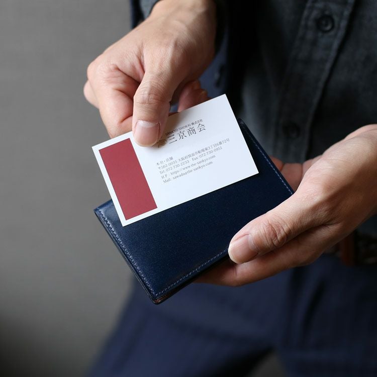 PRAIRIE プレリー コードバン 日本製 名刺入れ メンズ カードケース