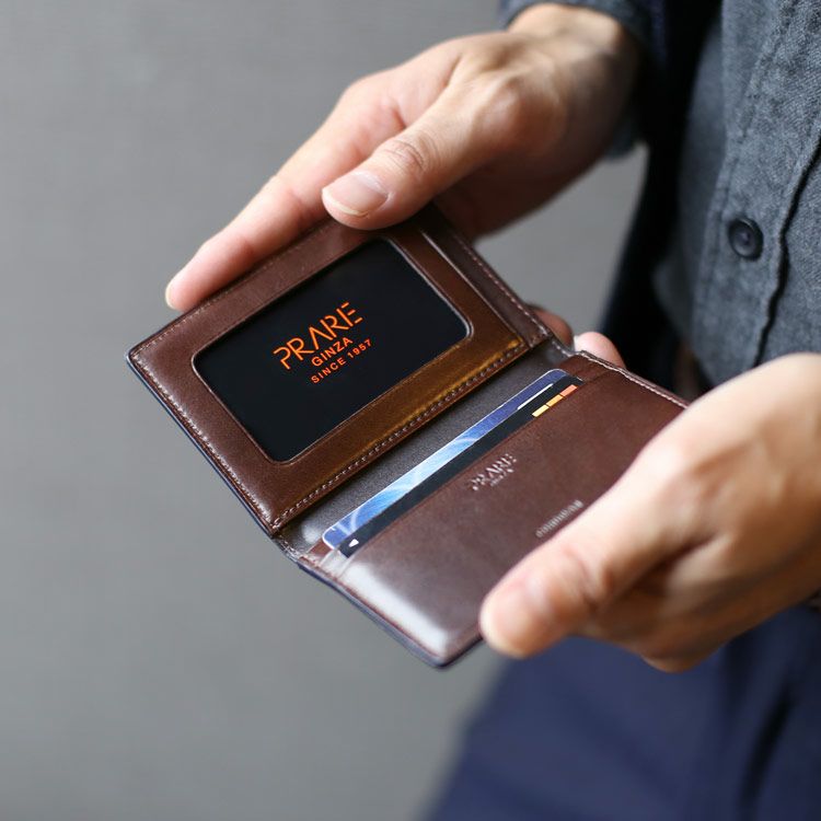 日本製 コードバン パスケース 定期入れ メンズ カードケース IDカード