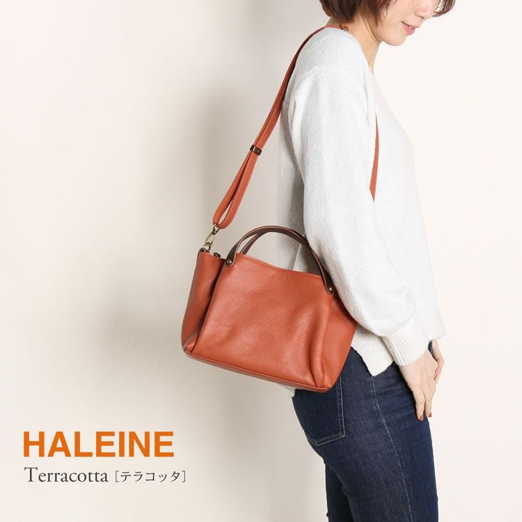 HALEINE 2WAY ショルダーバッグ レディース 斜めがけ 軽量 ハンドバッグ
