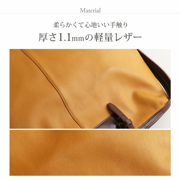 HALEINE ボストンバッグ 旅行 牛革 ヌメ革 メンズ