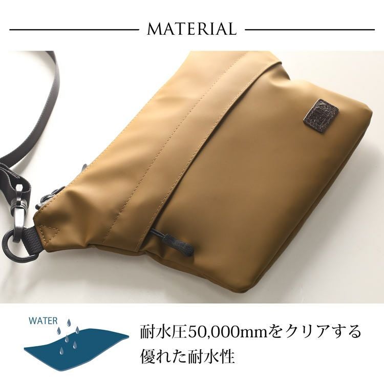 ボディバッグ メンズ 耐水バッグ 防水バッグ 止水ファスナー 斜め掛け