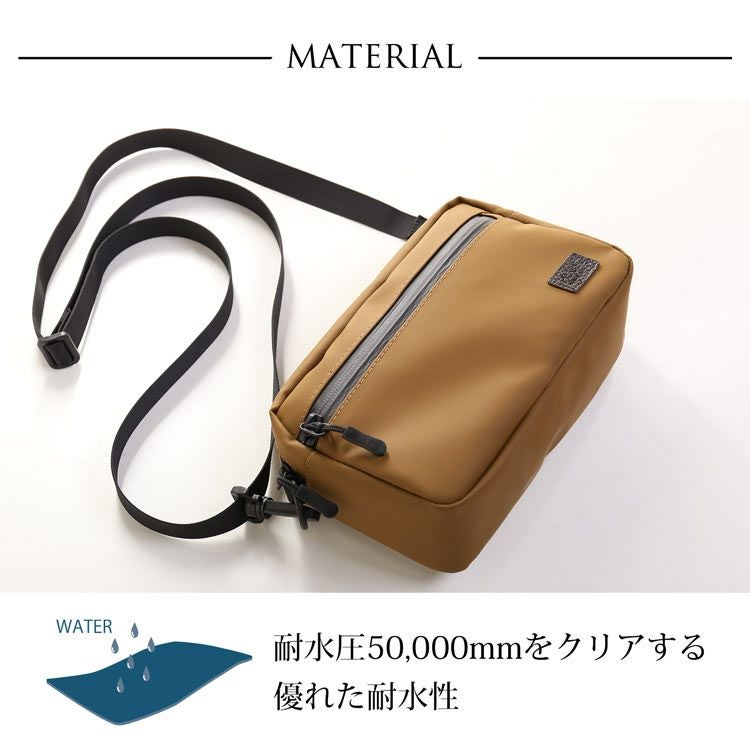 PRAIRIE 横型 耐水 ショルダーバッグ 4FA