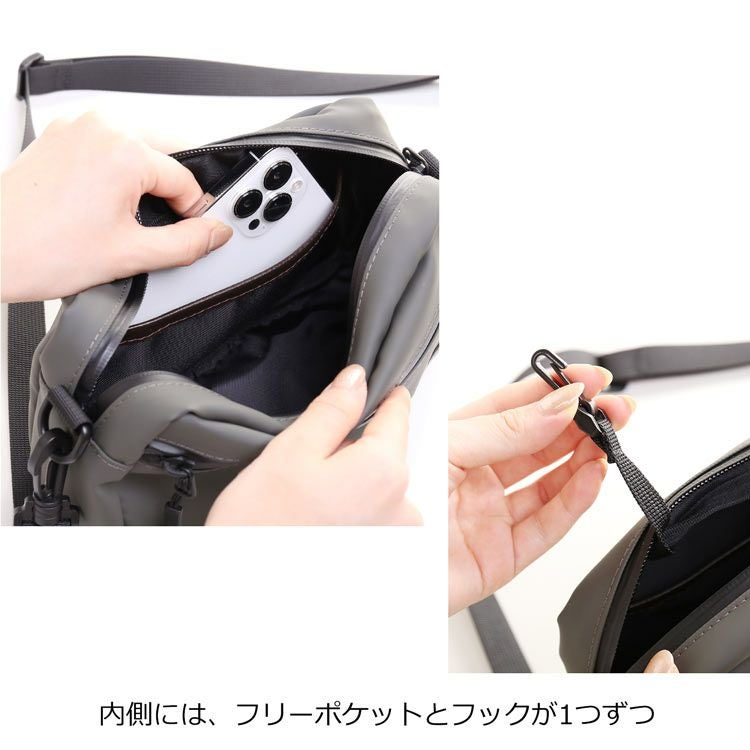 PRAIRIE 耐水 横型ボディバッグ