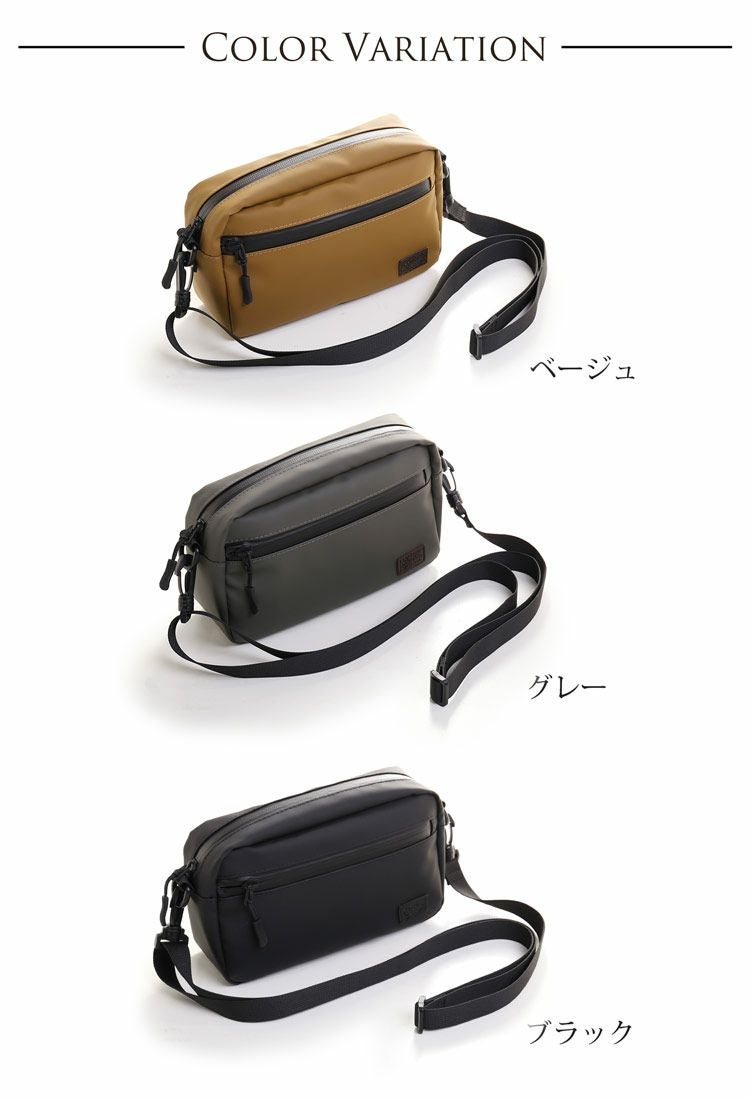 PRAIRIE 耐水 横型ボディバッグ