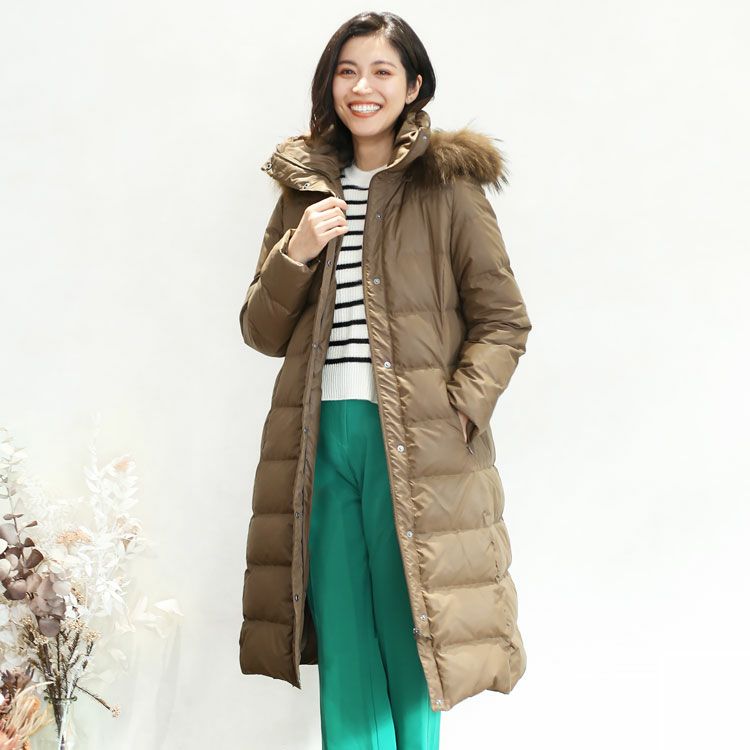 ダウンコート レディース ロング ダウン90% Filomo 5F