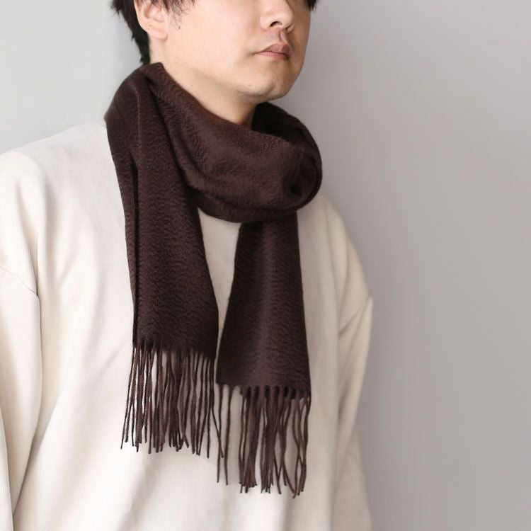 カシミヤ 100% マフラー フリンジ付き メンズ ストール 【ネコポスで